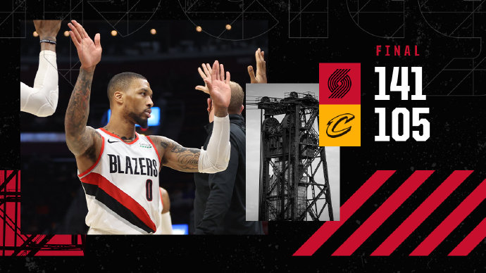 jrs直播网讯 5月6日讯 NBA常规赛，骑士主场迎战开拓者