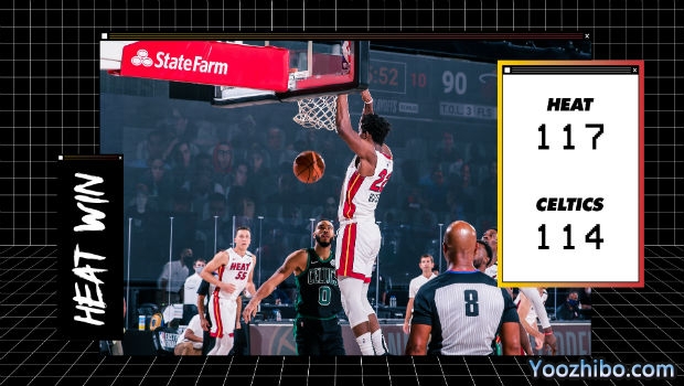 <a href=/lanqiuquanbu/heat/ target=_blank class=infotextkey>热火</a>加时胜绿军大比分1-0领先!