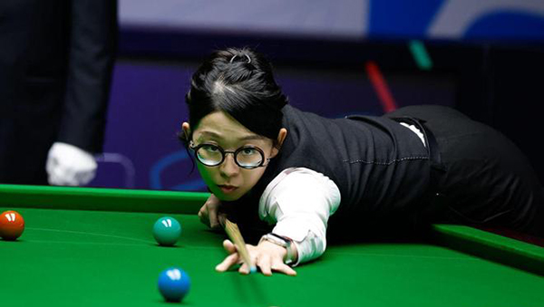 王雨晨火力全开4-0横扫鲁兹，强势晋级苏格兰公开赛资格赛决胜轮