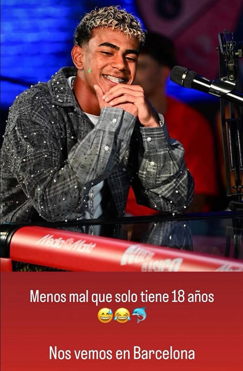 亚马尔父亲发声：还好他才18岁，<a href=/zuqiuquanbu/barcelona/ target=_blank class=infotextkey>巴萨</a>再见！