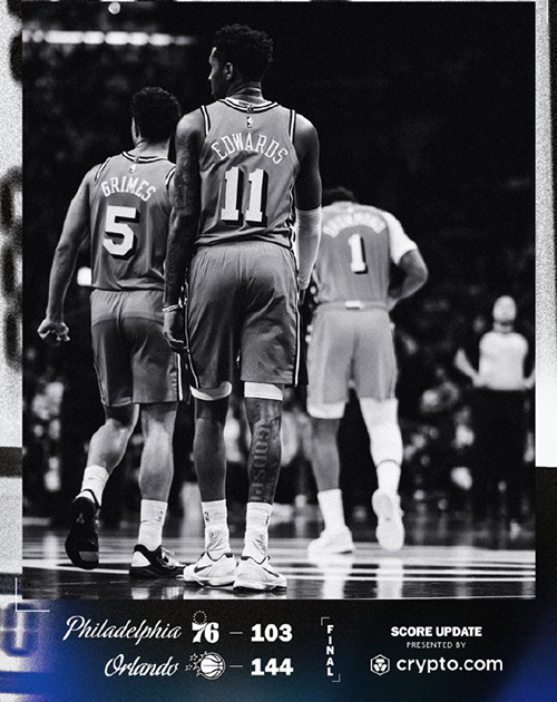 11月26日 NBA杯小组赛东部 魔术vs76人 全场录像及集锦