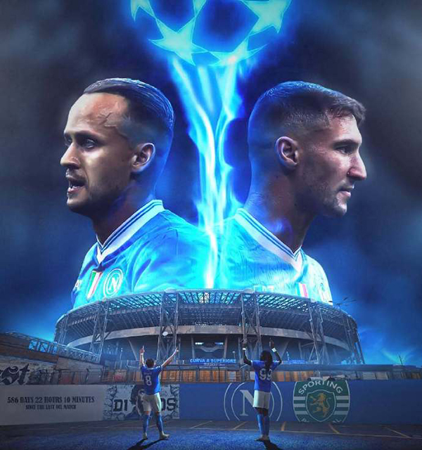 欧冠第2轮战报：那不勒斯2-1葡萄牙体育，霍伊伦德双响德布劳内两助攻